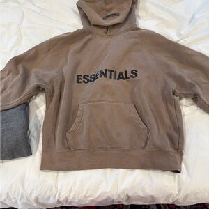 Essentials Brown hoodie xs